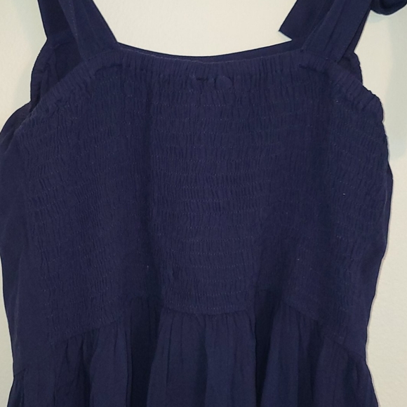 The Drop Blue Tie Shoulder dress - Picture 7 of 9